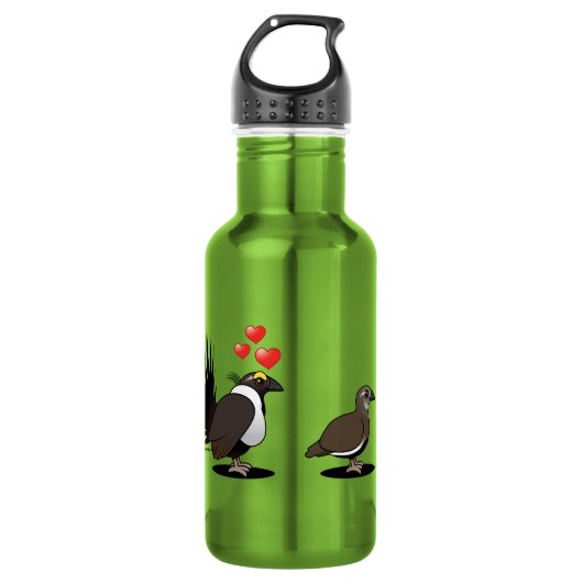 Sage Grouse Love Waterfles (Voorkant)