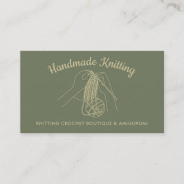 Sage Handmade Hobby Gehaakt Haak Amigurumi Visitekaartje
