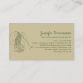 Sage Handmade Hobby van breit Crochet Amigurumi Visitekaartje (Achterkant)