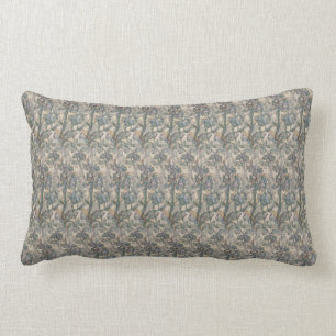Sage Herbal Small Print Lumbar Pillow Kussen