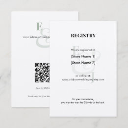 Sage Huwelijksregister | QR Code Informatiekaartje