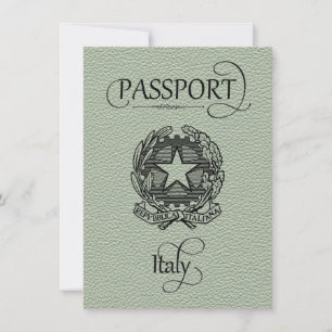 Sage Italië Paspoort Opslaan Datum Save The Date