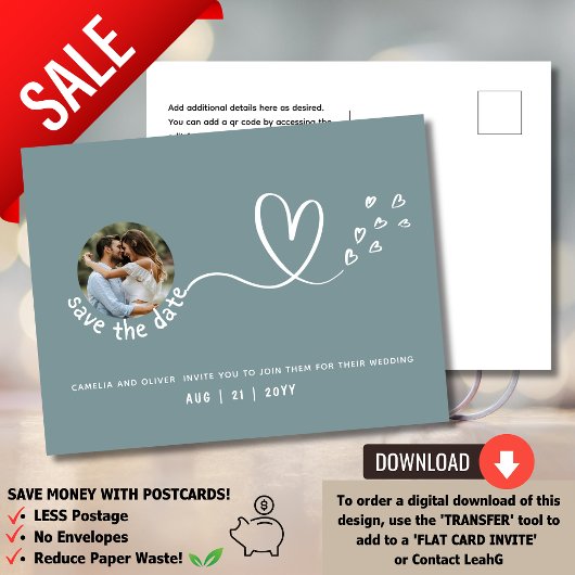 SAGE | Krap budget? Kies voor een PHOTO Save the D Briefkaart