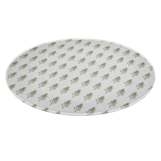 Sage-kruid botanische plant greenery Kitchen Snijplank (Hoek)