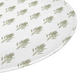 Sage-kruid botanische plant greenery Kitchen Snijplank (Hoek)