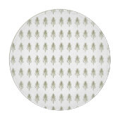 Sage-kruid botanische plant greenery Kitchen Snijplank (Voorkant)