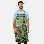 Sage Kruiden Bak Apron Schort (Gedragen)