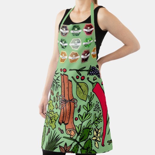 Sage Kruiden Bak Apron Schort (Insitu)