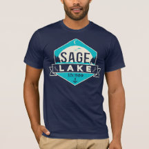 Sage Lake Emblem T-Shirt met backprint