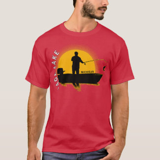Sage Lake Vist Michigan Sunrise T-shirt