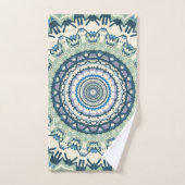 Sage Lavender Mandala Bad Handdoek (Handdoek)