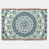Sage Lavender Mandala Deken (Voorkant)