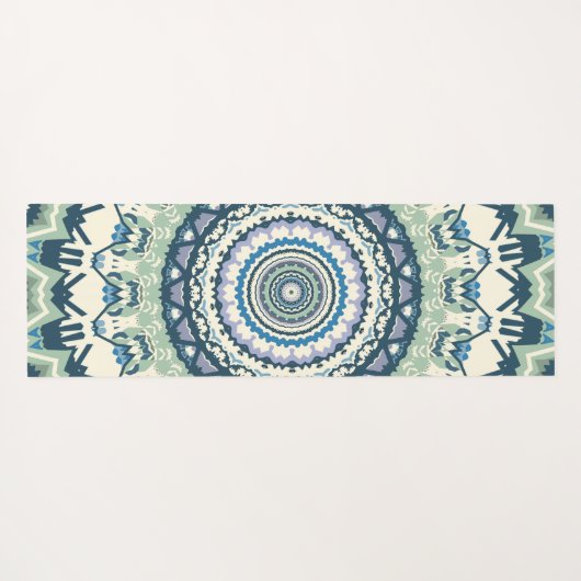 Sage Lavender Mandala Yogamat (Achterkant (horizontaal))