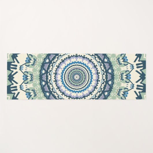 Sage Lavender Mandala Yogamat (Voorkant (horizontaal))