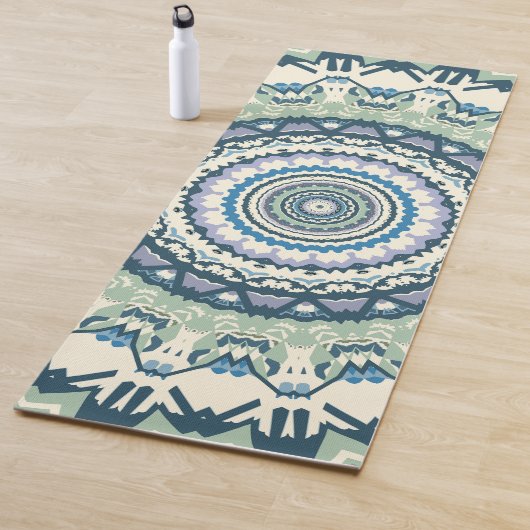 Sage Lavender Mandala Yogamat (In situ)