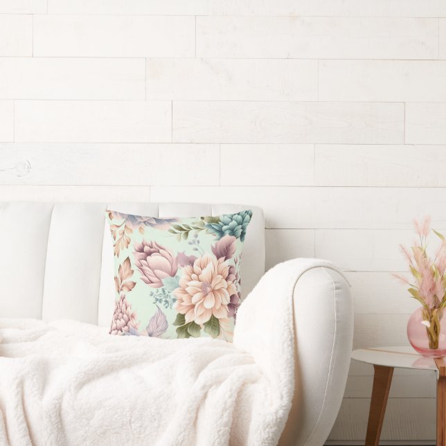 SAGE LENTE BLOEMKUSSEN KUSSEN (Bank)