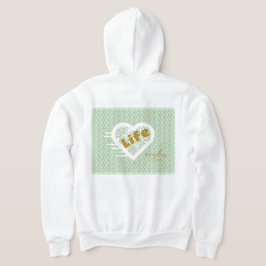 Sage Life Full Zip Hoodie door Poet Adiela Akoo
