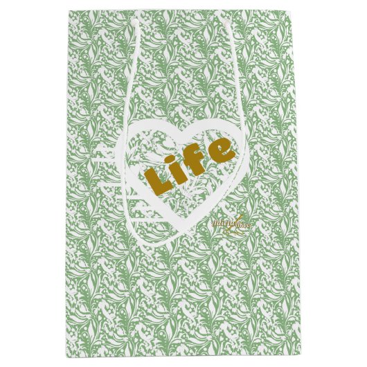 Sage Life Gift Bag van Adiela Akoo - medium Medium Cadeauzakje (Voorkant)