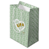 Sage Life Gift Bag van Adiela Akoo - medium Medium Cadeauzakje (Voorkant Gekanteld)