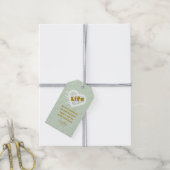 Sage Life Gift Label van Adiela Akoo Cadeaulabel (Met Touw)