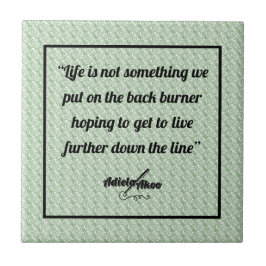 Sage Life keramische Tegel van Adiela Akoo Tegeltje