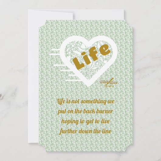 Sage Life Note Kaart door Adiela Akoo (Voorkant)