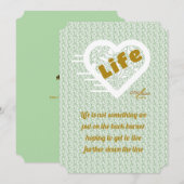 Sage Life Note Kaart door Adiela Akoo (Voorkant / Achterkant)