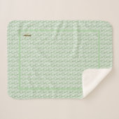 Sage Life Sherpa Blanket van Adiela Akoo Sherpa Deken (Voorkant (horizontaal))