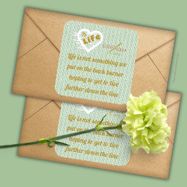 Sage Life Sticker door Poet Adiela Akoo