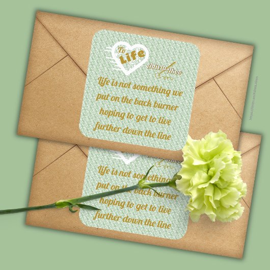 Sage Life Sticker door Poet Adiela Akoo