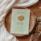 Sage Little Pumpkin Baby Sprinkle Kaart