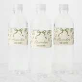 Sage lokaal geteeld Baby shower Waterfles Etiket (Flessen)