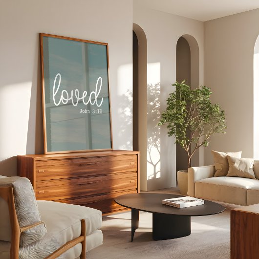 Sage Love Faith Quote minimalistisch Poster