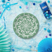 Sage Mandala Papieren Bordje (Feest)
