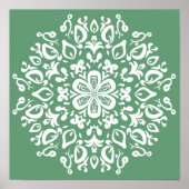 Sage Mandala Poster (Voorkant)