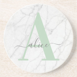 Sage Marble Zandsteen Onderzetter