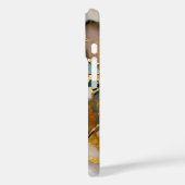 Sage Marmer Hoesje Goud Abstract Luxe (Achterkant / Links)