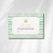 Sage Matcha Cupcake Baby Shower Luier Raffle