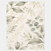 Sage Meadow Botanische Fleece Deken (Voorkant)