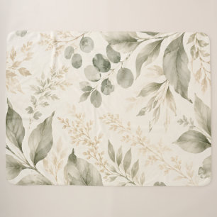 Sage Meadow Botanische sherpa deken