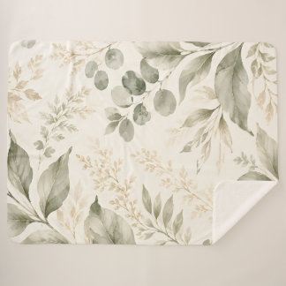 Sage Meadow Botanische sherpa deken