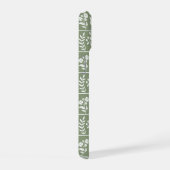 Sage Meadow Green Botanische Bloem Tuin Kunst iPhone 15 Case (Rechterkant)