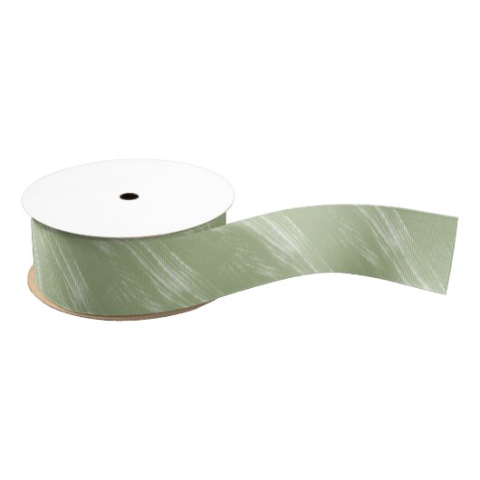 Sage met witte vleugelspoelen grosgrain lint (Spoel)