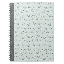 Sage Minimalist Cat Line Art Notebook Notitieboek