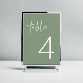 Sage minimalistisch script Vrijgezellenfeest plat Kaart