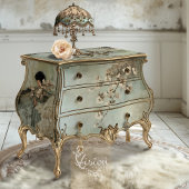 Sage Mint Romance, Elegant Portret Bloesem Bloesem Tissuepapier