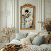 Sage Mint Romance, Elegant Portret Bloesem Bloesem Tissuepapier