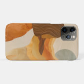 Sage Moon Boho Woestijnheuvels Terracotta Landscha Case-Mate iPhone Case (Achterkant (horizontaal))