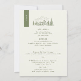 Sage Mountain Trouw Menu Kaart