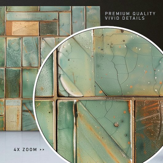 Sage Mozaïek Artistry Keramische Tegel Tegeltje